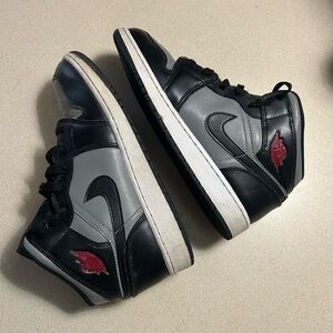 Men's Black and Gray Sneakers